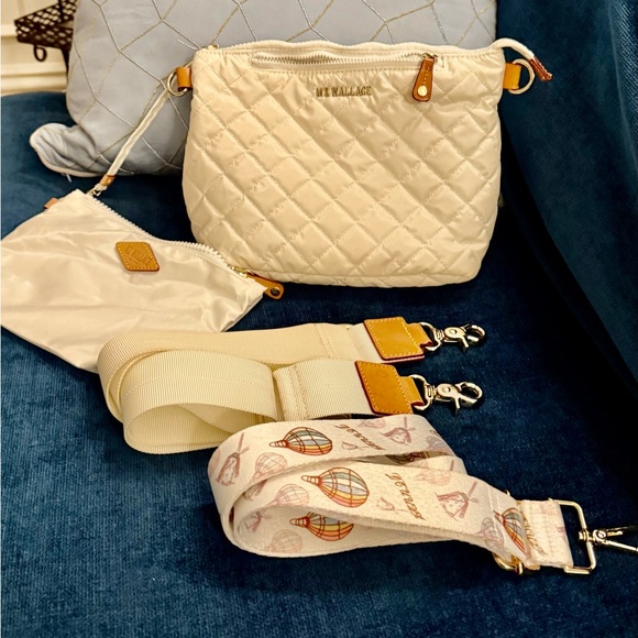 MZ Wallace original Scout crossbody bag in Pearl Metallic - Picture 10 of 12